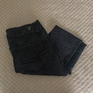 american eagle vintage black jegging